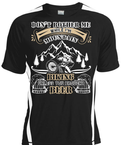 A black t-shirt with the shopify logo