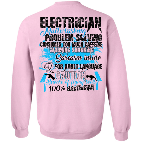 I Love Electrician T Shirt, Electrician Multitasking Sweatshirt