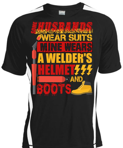 A black t-shirt with the shopify logo