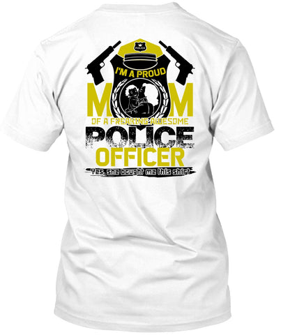 A black t-shirt with the shopify logo