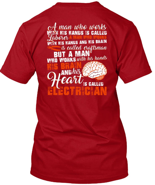 His Heart Is Called Electrician T Shirt, I Love Electrician T Shirt