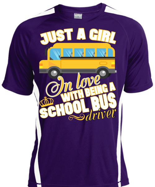 Being A School Bus Driver T Shirt, Just A Girl In Love T Shirt, Cool Shirt