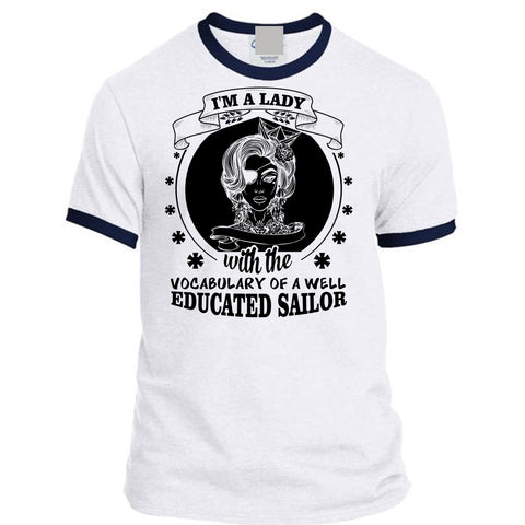 A black t-shirt with the shopify logo