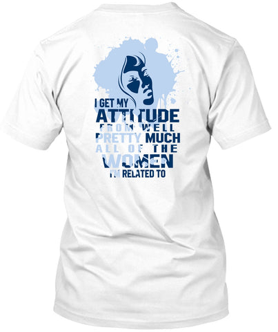 A black t-shirt with the shopify logo