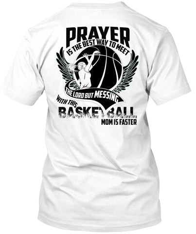 A black t-shirt with the shopify logo