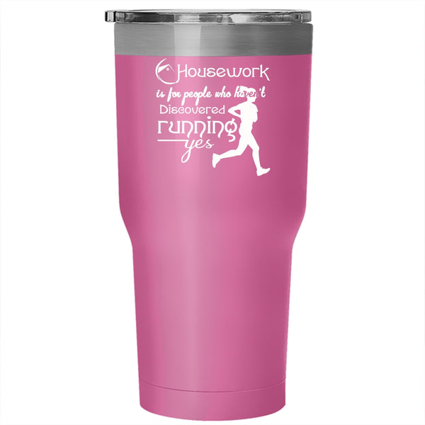 I Love Running Tumbler 30 oz Stainless Steel, Best Gift For Runner Travel Mug