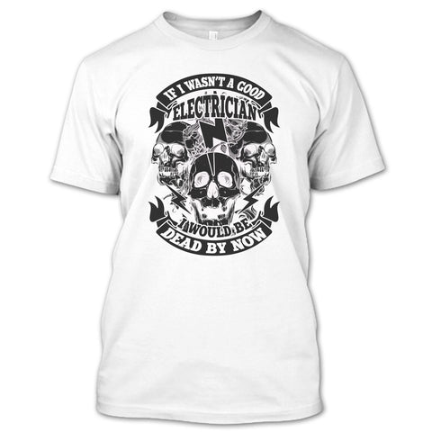 A black t-shirt with the shopify logo