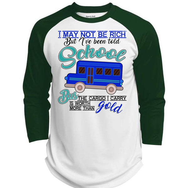 I've Been Told School Bus T Shirt, I Love Bus T Shirt, Awesome T-Shirts  (Polyester Game Baseball Jersey)