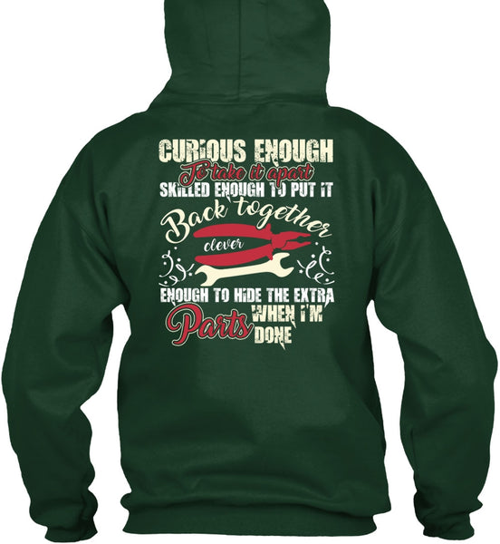 Curious Enough To Take It Apart T Shirt, Being An Electrician T Shirt