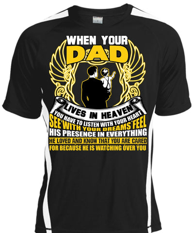 A black t-shirt with the shopify logo