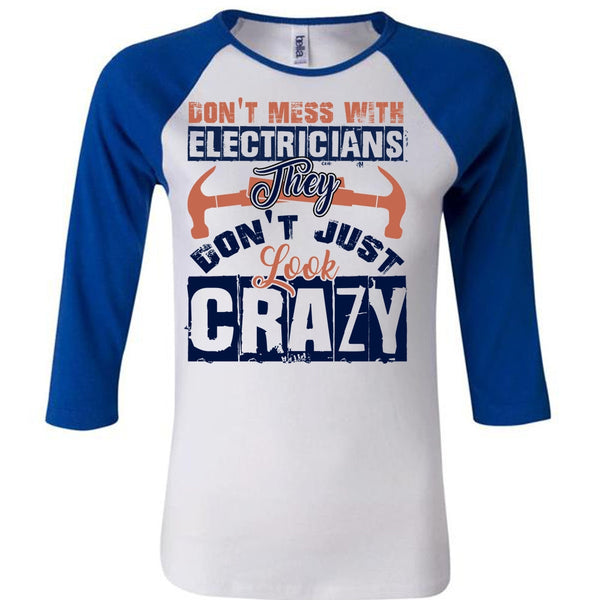 Don't Mess With Electricians T Shirt, I Love Electrician T Shirt, Awesome T-Shirts