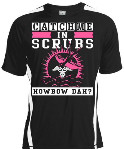 A black t-shirt with the shopify logo