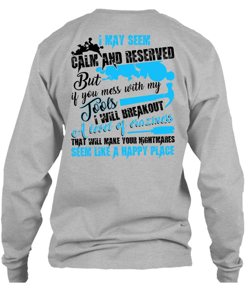 You Mess With My Tools T Shirt, I Love Electrician T Shirt