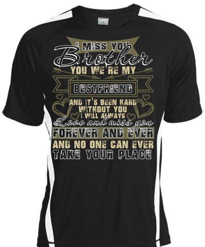 A black t-shirt with the shopify logo