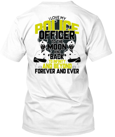 A black t-shirt with the shopify logo