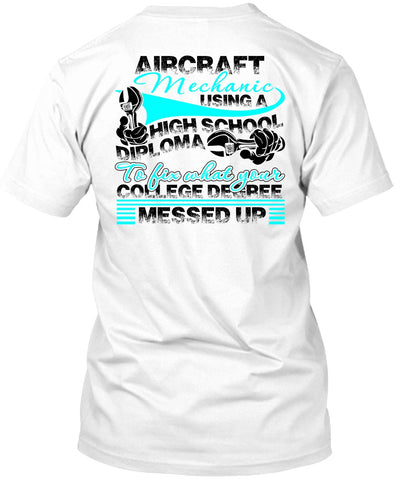 A black t-shirt with the shopify logo