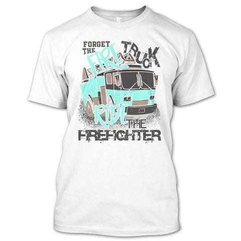 A black t-shirt with the shopify logo