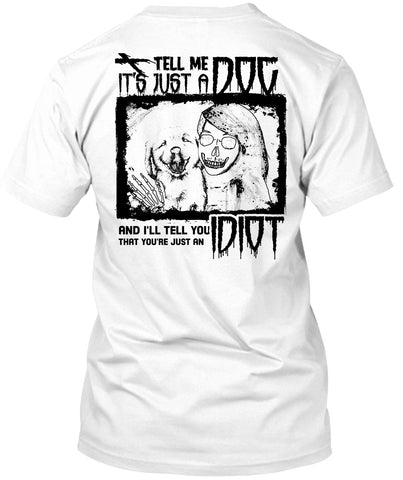 A black t-shirt with the shopify logo