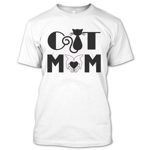 A black t-shirt with the shopify logo