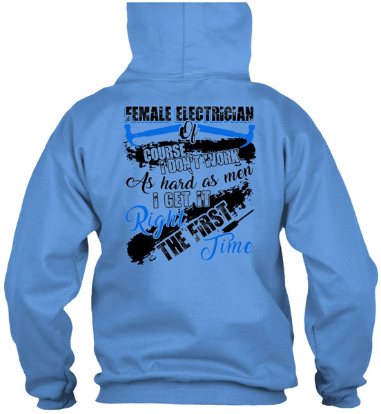 Female Electrician Of Course T Shirt, I Love Electrician T Shirt