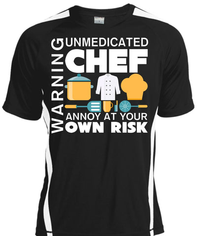 A black t-shirt with the shopify logo