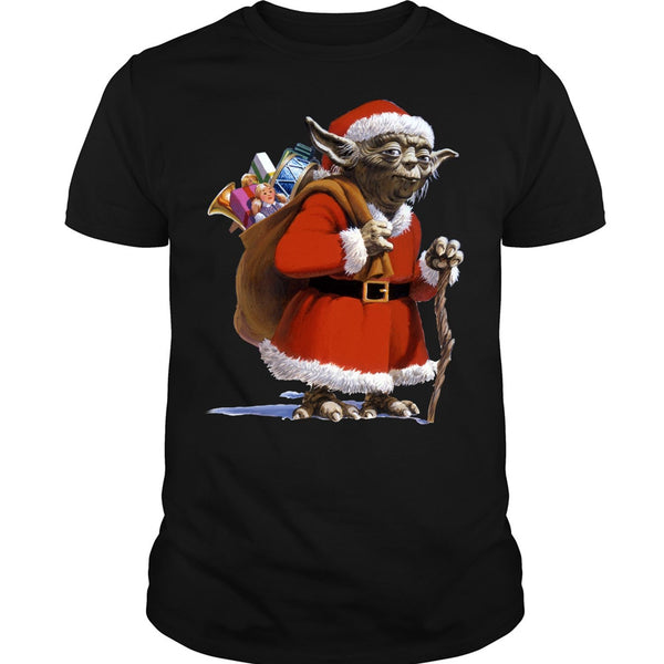 A black t-shirt with the shopify logo