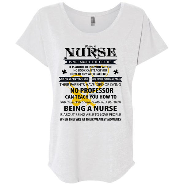 Being A Nurse Is Not About The Grades T Shirt, I Love Nursing T Shirt, Awesome T-Shirts