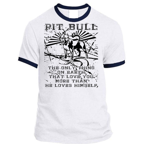 A black t-shirt with the shopify logo