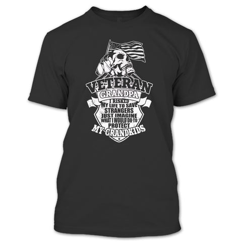 A black t-shirt with the shopify logo