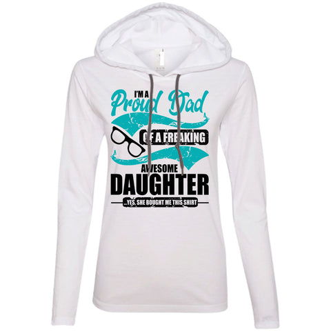 A black t-shirt with the shopify logo