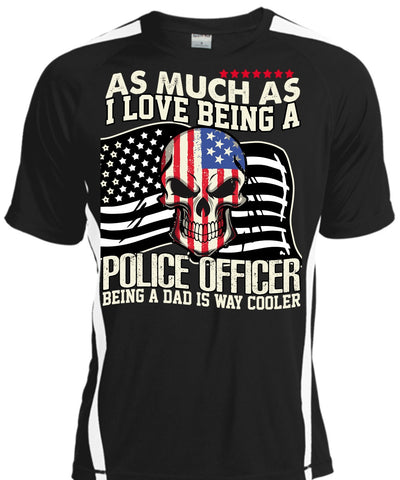 A black t-shirt with the shopify logo