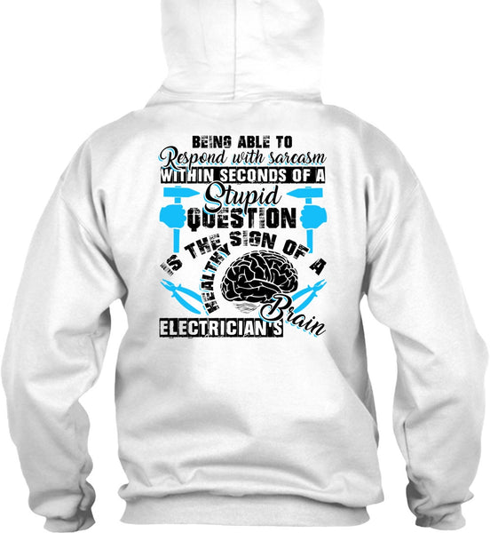Electrician's Brain T Shirt, I Love Electrician T Shirt