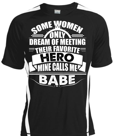 A black t-shirt with the shopify logo