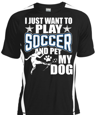 A black t-shirt with the shopify logo