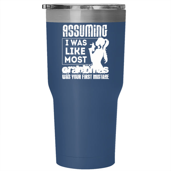 I Was Like Most Grandmas Tumbler 30 oz Stainless Steel, Best Grandma Travel Mug