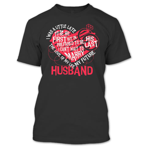 A black t-shirt with the shopify logo