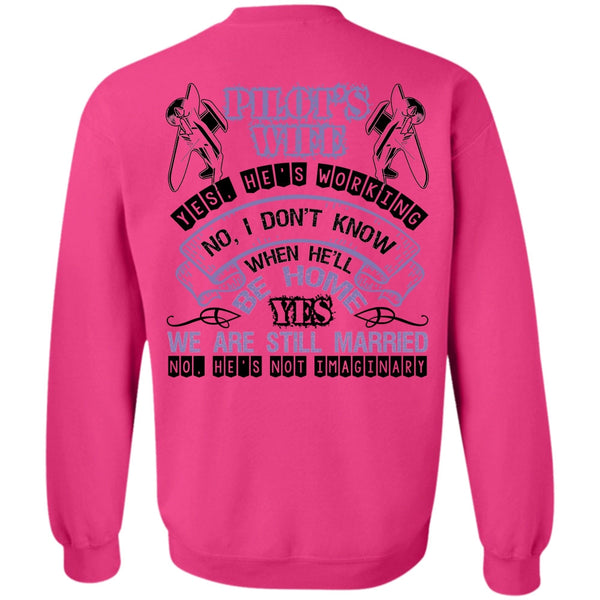 I Love Husband T Shirt, Pilot's Wife Sweatshirt