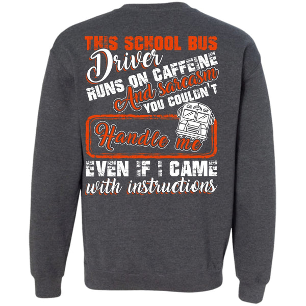 Runs On Caffeine T Shirt, I Love Bus Sweatshirt