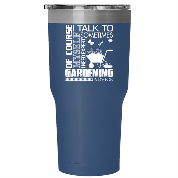 I Love Gardening Tumbler 30 oz Stainless Steel, Cute Gift For Gardener Travel Mug