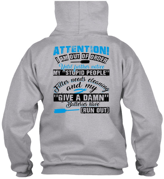 I Am Out Of Order T Shirt, I Love Electrician T Shirt