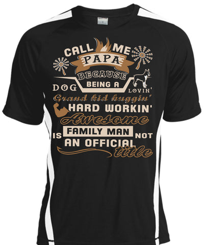 A black t-shirt with the shopify logo