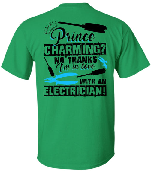 I'm In Love With An Electrician T Shirt, I Love Electrician T Shirt