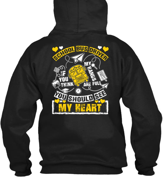 School Bus Driver T Shirt, You Should See My Heart T Shirt