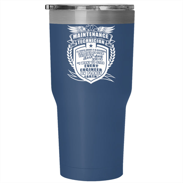 I'm A Maintenance Technician Tumbler 30 oz Stainless Steel, Funny Travel Mug