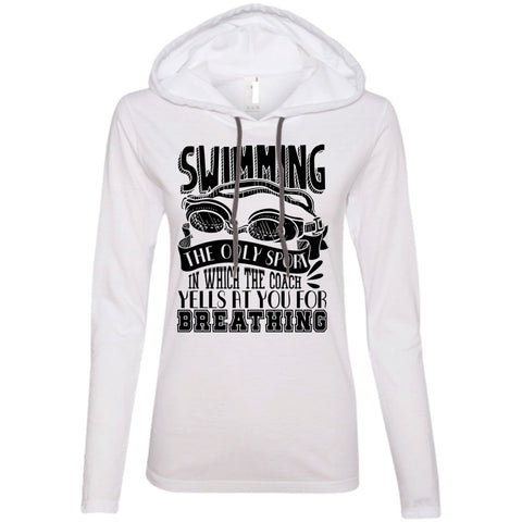 A black t-shirt with the shopify logo