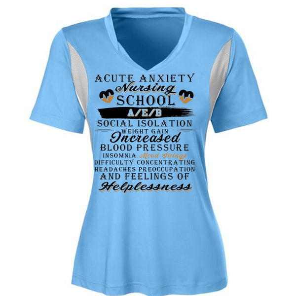 A Cute Anxiety Nursing School T Shirt, Being A Nurse T Shirt, Awesome T-Shirts