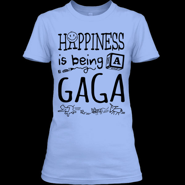 A black t-shirt with the shopify logo