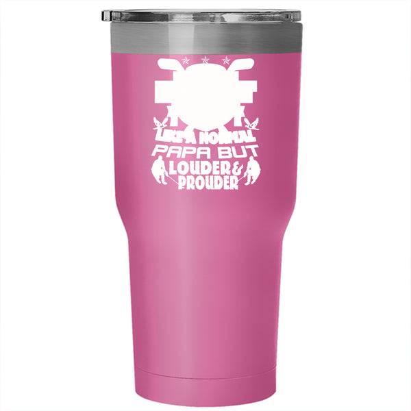 Hockey Papa Tumbler 30 oz Stainless Steel, Normal Papa Travel Mug