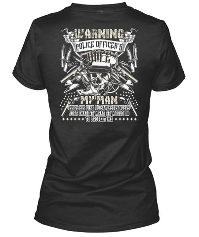 A black t-shirt with the shopify logo