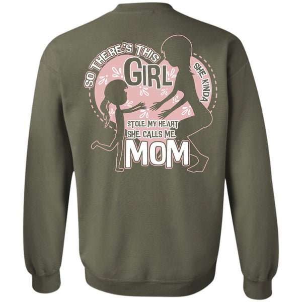 Being A Mom T Shirt, She Kinda Stole My Heart Sweatshirt